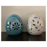 GLAZED CERAMIC EGG LIGHT