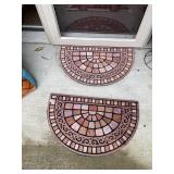TWO DOOR MATS
