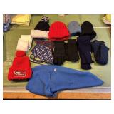 KMART KNIT HAT, HATS, GLOVES, HANKIES, BLUE SHAW,