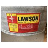 15 1/8-GAL GALVANIZED WASH TUB, LAWSON NO 2