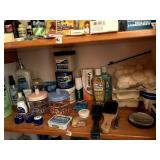 GLASS BABY STORAGE JARS WITH LIDS, TOILETRIES,