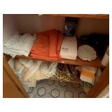 CAFï¿½ CURTAINS, SHEERS, ANKLE BRACE, MILK GLASS