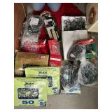 VINTAGE CHRISTMAS LIGHTS WITH FLOWER REFLECTORS