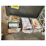 BLANK NOTE CARDS, 3 BOXES FULL