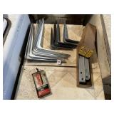 L BRACKETS, FOLDING BRACKETS, 3 IN 1 OILER CAN