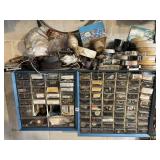 2 LOADED PICK A NUT CONTAINERS, LOTS OF ROLLS OF