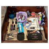 COSMETICS, COSMETIC TRAY, MANICURE TOOLS, BEAUTY