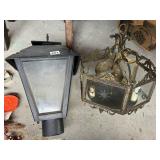 HANGING PENDANT LIGHT FIXTURE AND PLASTIC OUTDOOR