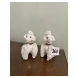 SPAGHETTI POODLE SALT AND PEPPER SHAKERS