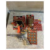 PONY BOY CAP GUN, SUPER BANG CAP GUN, RING CAPS