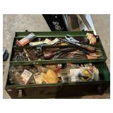 TOOLBOX FILLED WITH ODDS AND ENDS