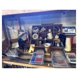 WOODEN SEWING ORGANIZING BOX WITH VARIETY OF