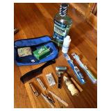 MODERN TOILETRIES AND VINTAGE RAZOR