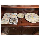 TRIVETS, TRIVET HOLDERS, DEVILED EGG DISH