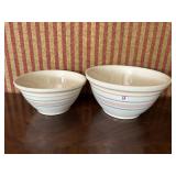 OVEN WARE MIXING BOWLS 10 AND 12