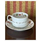 INTERNATIONAL COLLECTORS GUILD ZODIAC TEACUP AND