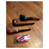 3 DR GRABOW PIPES AND FILTERS, STARFIRE, SAVOY,