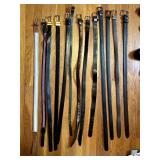 MENï¿½S BELTS APPROX SZ 34, SOME LEATHER