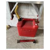 5-GAL GAS CAN AND VINTAGE SPRAYER