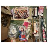 KNITTING NEEDLES, CROCHET HOOKS, PATTERNS