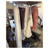 CHENILLE QUEEN SIZE BLANKET, PURPLE BATHMAT, BED