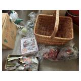 LARGE HANDLED BASKET, CHOCOLATE COVERED