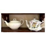ELL GREAVE GENUINE IRONSTONE TEA POT AND OTHER