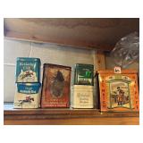 TOBACCO TINS INCLUDING KENTUCKY, GREENBRIAR,