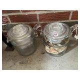 PYREX GLASS STORE TOP COFFEE PERCOLATORS