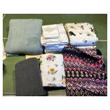 KING SIZE FLANNEL BEAR DUVET COVER, SHEETS, THROW