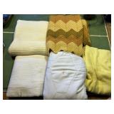 TWIN BLANKETS, MATTRESS COVER, AFGHAN
