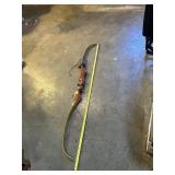 BEAR RECURVE BOW MARKED CANADA 1953