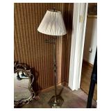 BRASS SWING ARM FLOOR LAMP