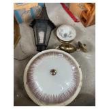 PLASTIC OUTDOOR LANTERN, RETRACTABLE PENDANT