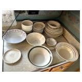 MISMATCHED DISHES, SERVING BOWLS, DESSERT BOWLS,