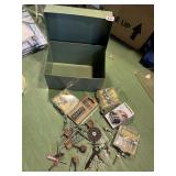 METAL BOX WITH REPLACEMENT FLINTS, DREMEL NUT