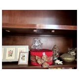 BRASS CLAM SHELL, CHRISTMAS DECORATIONS, BOOK