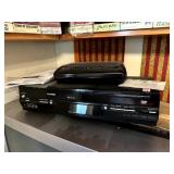 TOSHIBA DVD/VCR COMBO, KINYO TAPE REWINDER