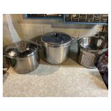 STOCK POTS AND STEAMER BASKETS