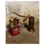 OILER CAN AND HOUSEHOLD OIL CAN