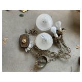 HANGING PENDANT LIGHT FIXTURES WITHOUT GLASS,