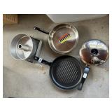 FARBER WARE SKILLET, SPRINGFORM BUNDT PAN, TFAL