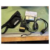 NIKON FANNY PACK, SONY RADIO ONLY WALKMAN,
