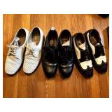 NUNN BUSH WINGTIPS, DICKIES BLACK SHOES AND WHITE