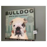 BULL DOG BREWING ENGLISH PALE ALE 12" X 12" ON