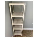 5 SHELF OFF WHITE RACK 52" H X 15" X 14"