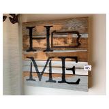 14" X 14" WOOD SIGN