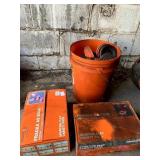 SPORTS CLAYS 2 FULL BOXES AND 5 GALLON BUCKET