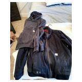 UNDER ARMOR L JACKET - L CARHART HOODIE