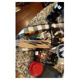 WATERMELON SLICER, SKURES, MARKERS, ETC.